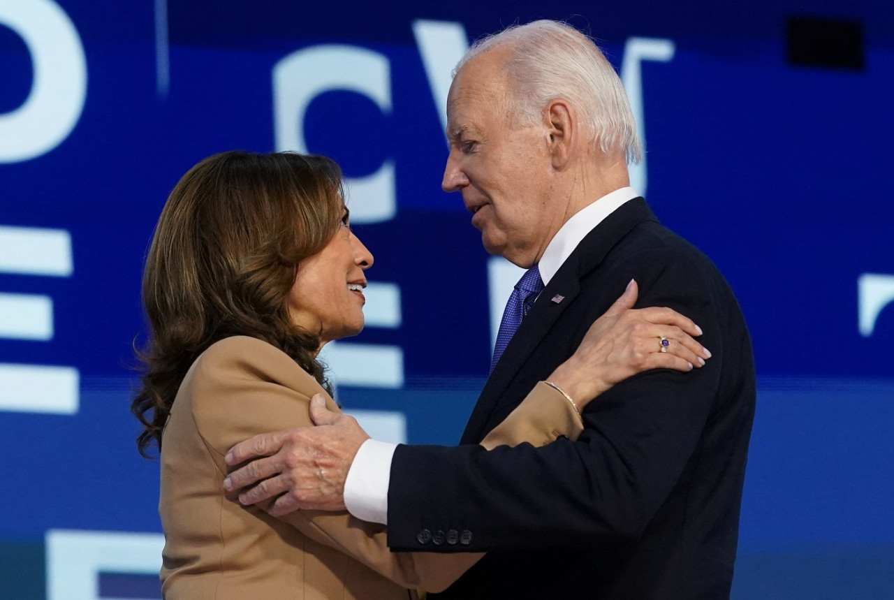 Kamala Harris y Joe Biden. Foto: Reuters