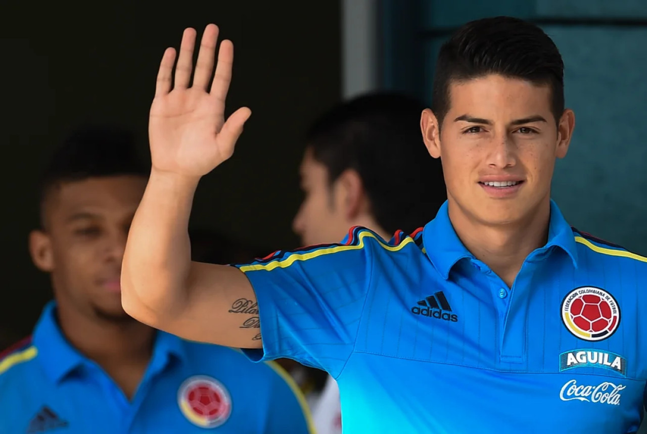 James Rodríguez podría volver al fútbol argentino. Foto: NA.