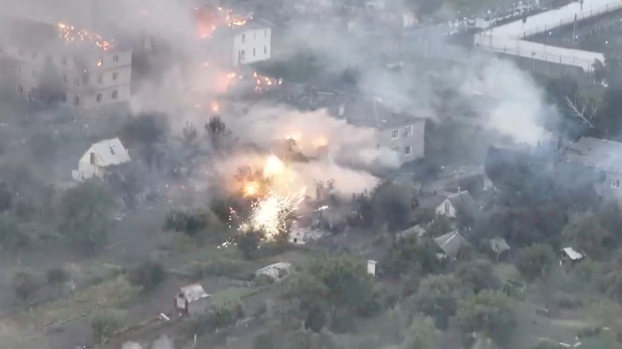 Operaciones militares en Kursk. Foto: Reuters.