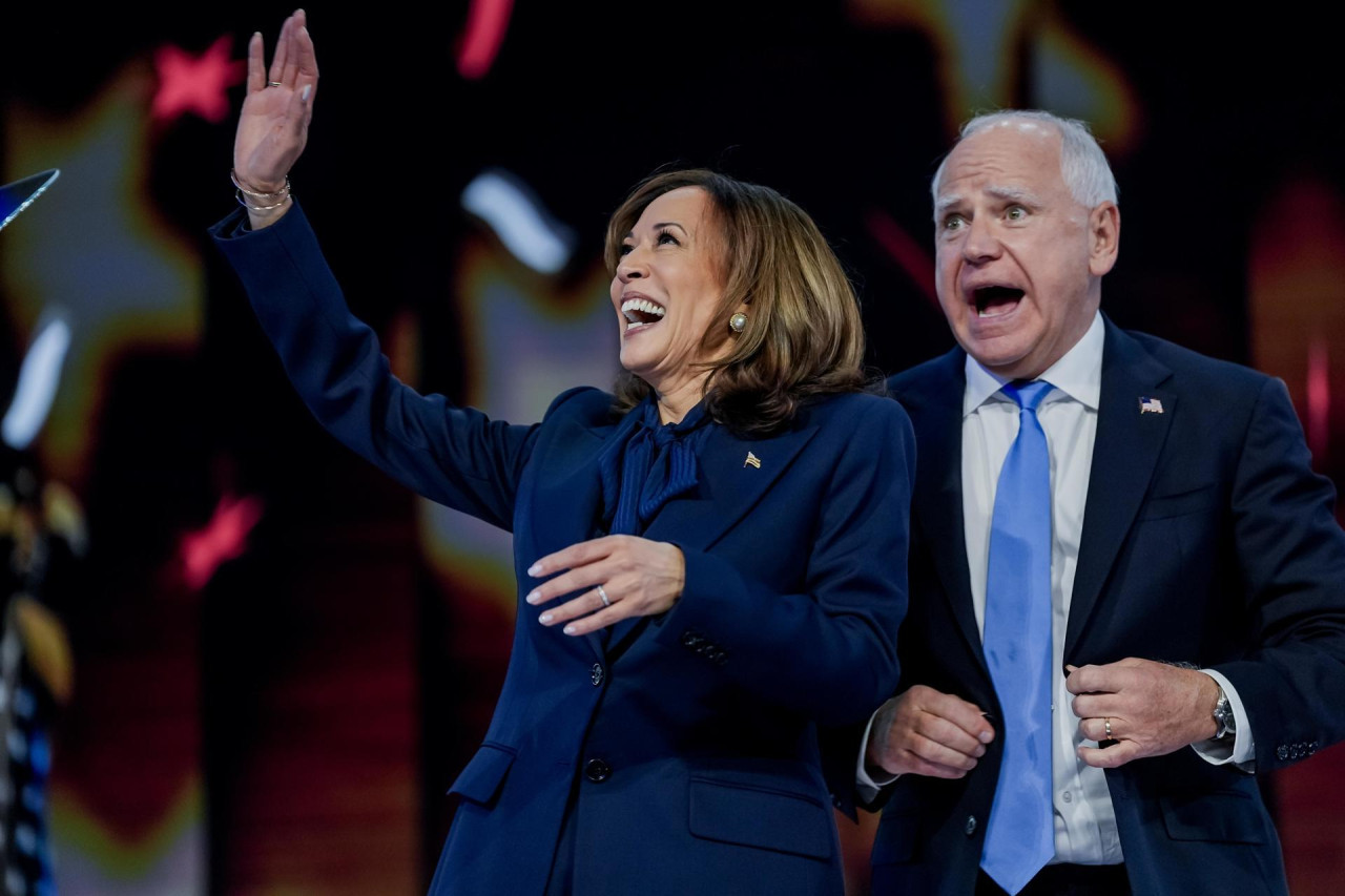 Kamala Harris y Tim Walz. Foto: EFE.