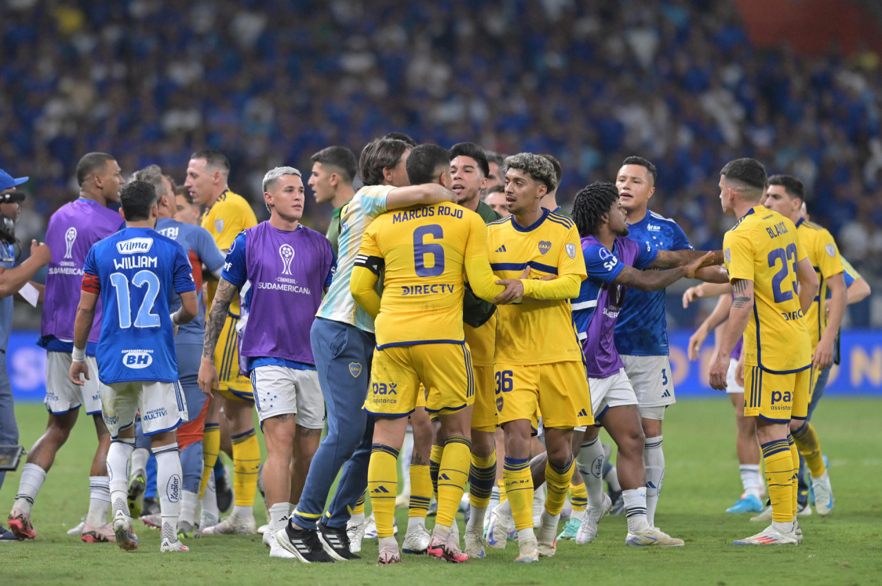 Boca no pudo superar a Cruzeiro en la Copa Sudamericana. Foto: EFE.