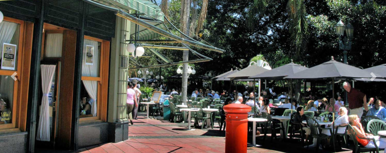 Café La Biela, ubicado en el corazón de Recoleta. Foto: Turismo Buenos Aires.