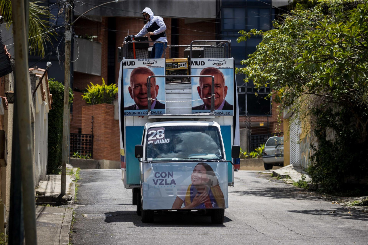 La oposición de Venezuela se manifestó en la calle en diferentes oportunidades. Foto: EFE