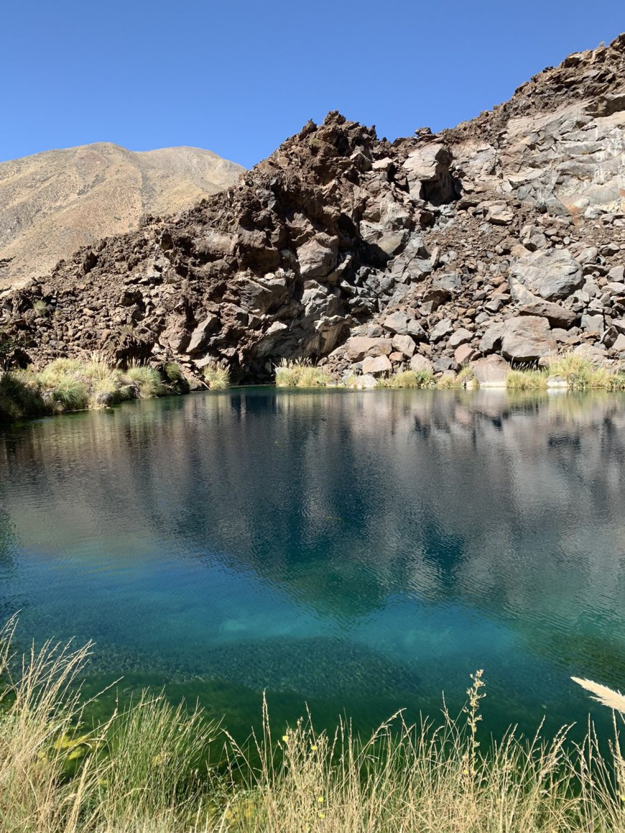 Laguna de la Niña Encantada, Mendoza. Foto X.