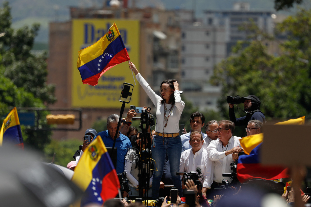 María Corina Machado. Foto: REUTERS.