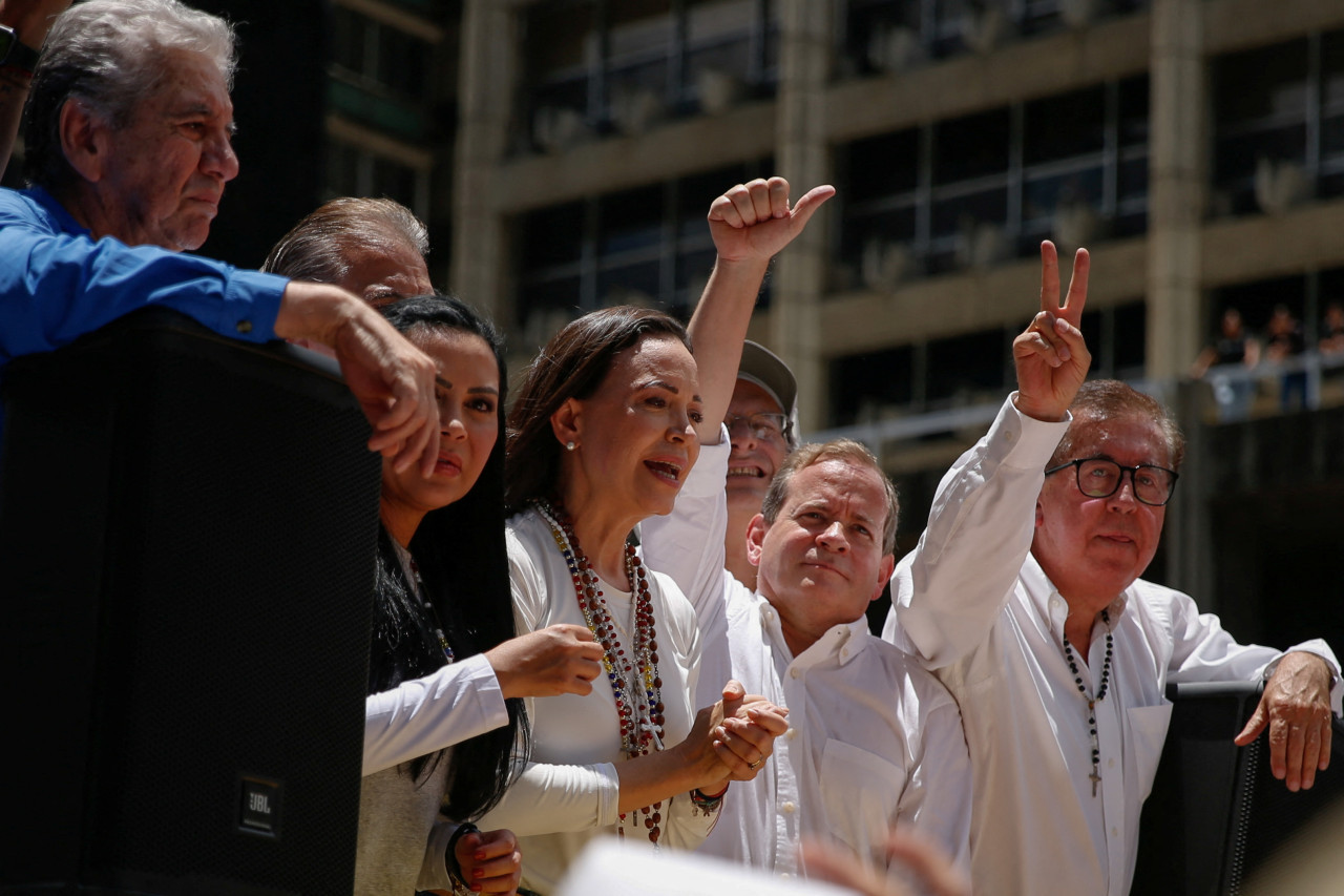 María Corina Machado. Foto: REUTERS.