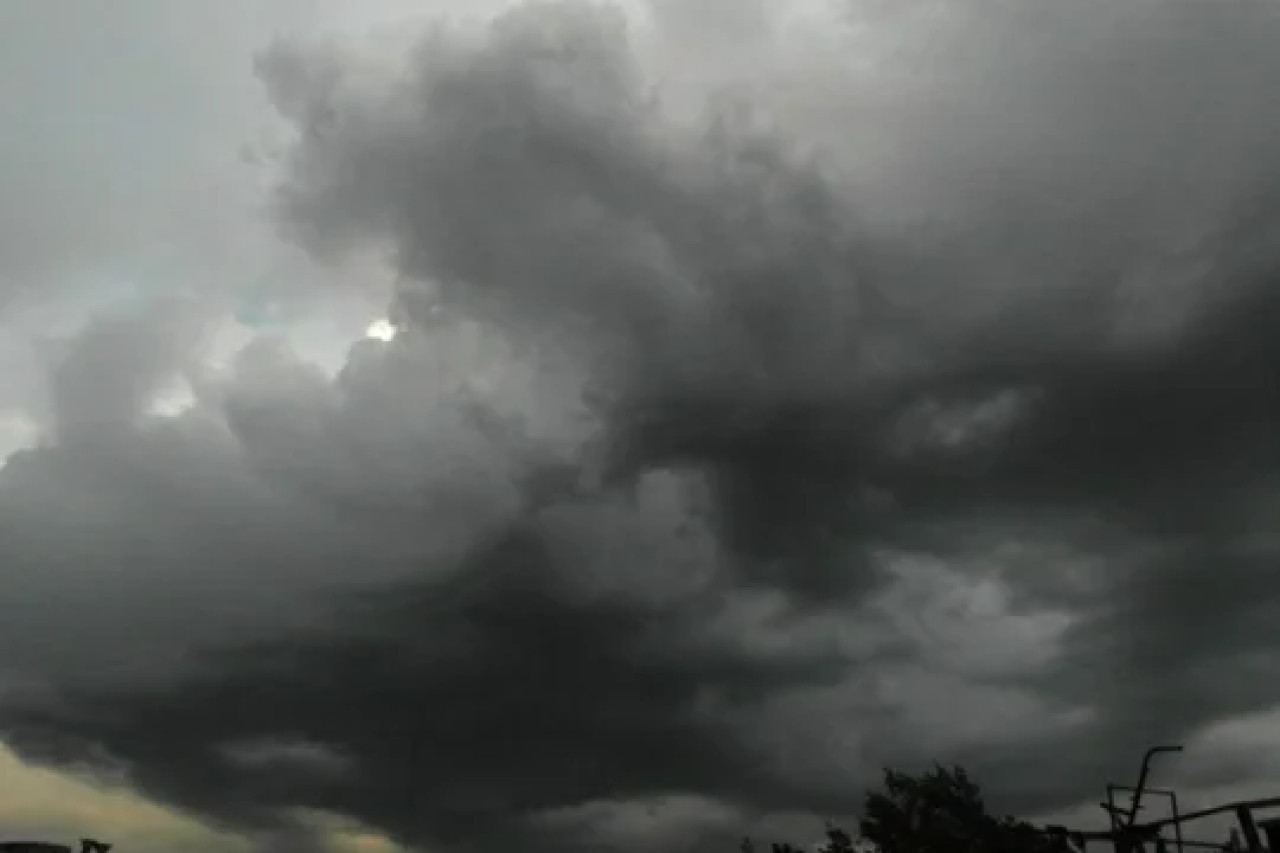 Tormenta de Santa Rosa. Foto: NA.