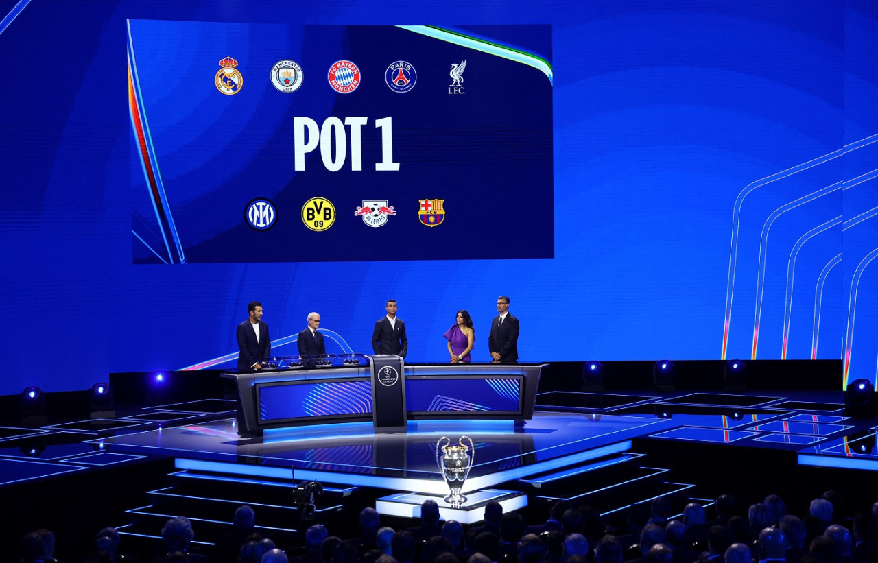 Sorteo de la Champions League. Foto: Reuters