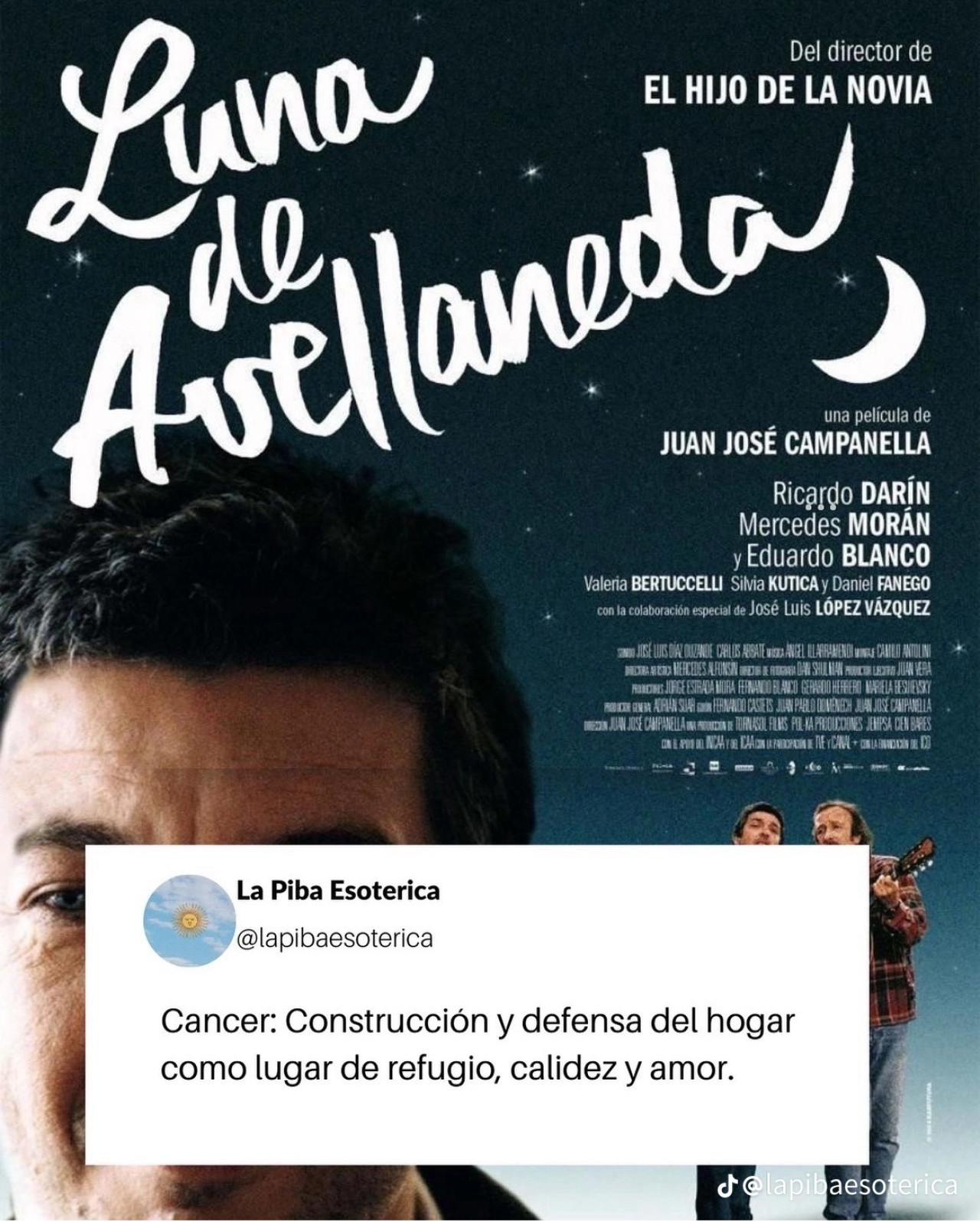 Cáncer: Luna de Avellaneda. Foto TikTok @lapibaesoterica.