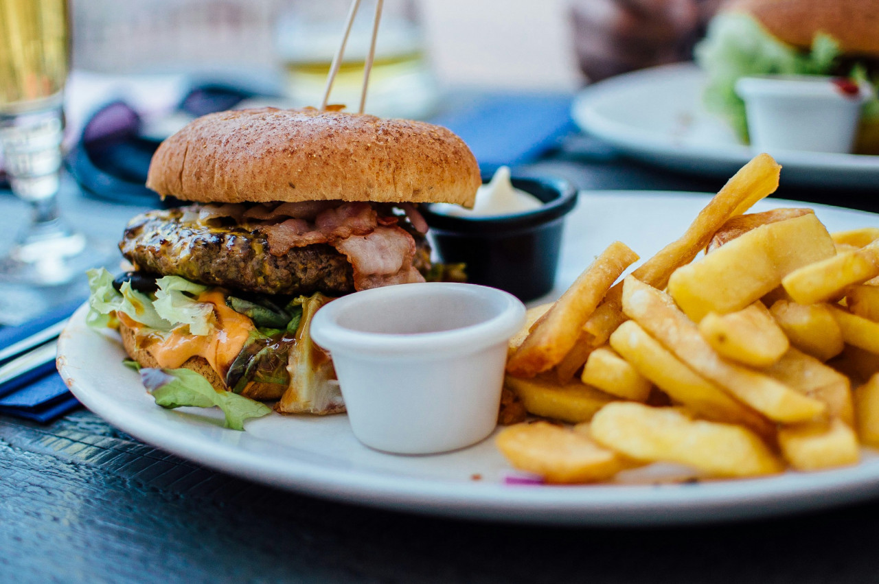 Hamburguesa. Foto: Unsplash