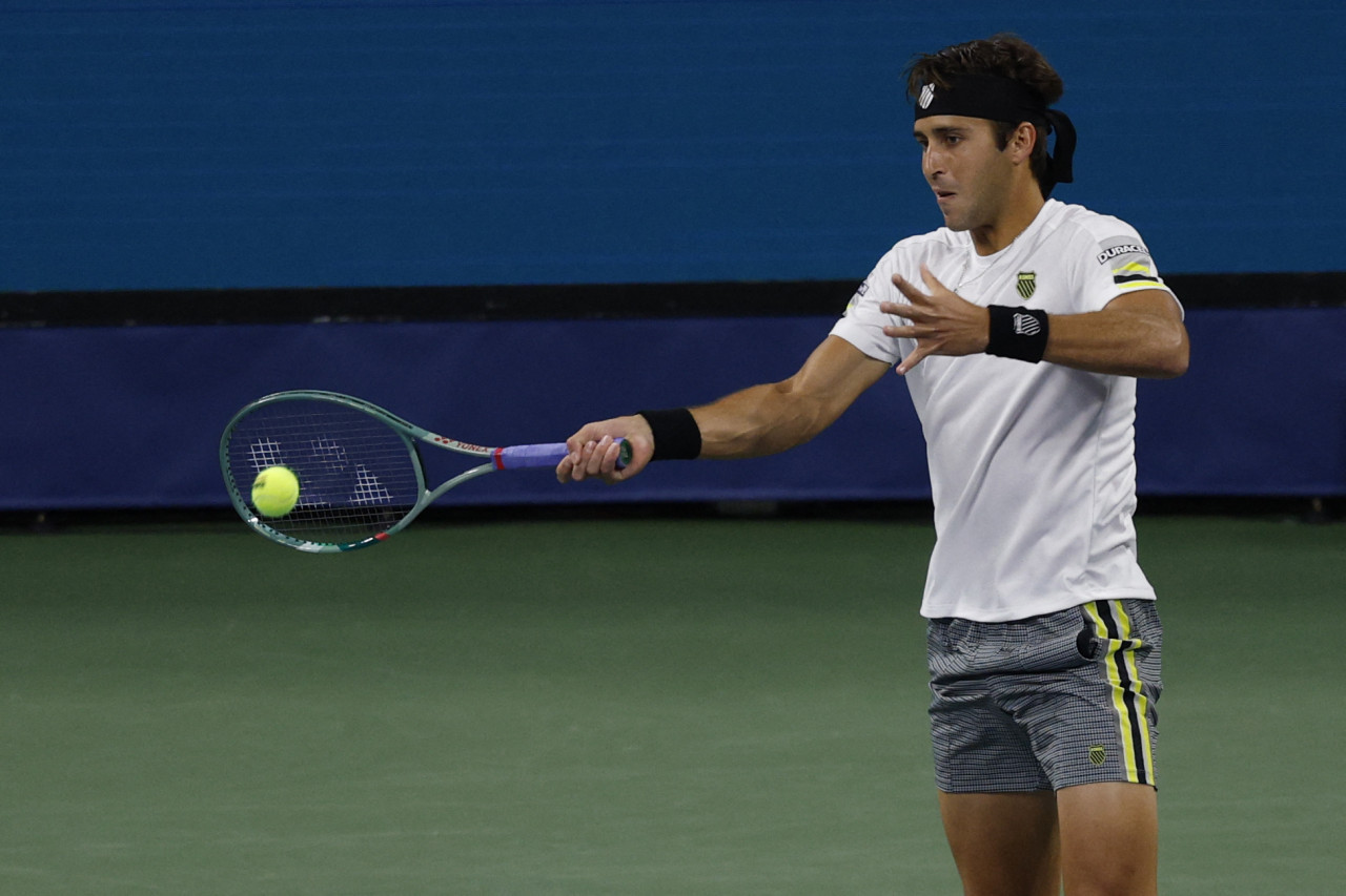 Tomás Etcheverry en el US Open. Foto: REUTERS.