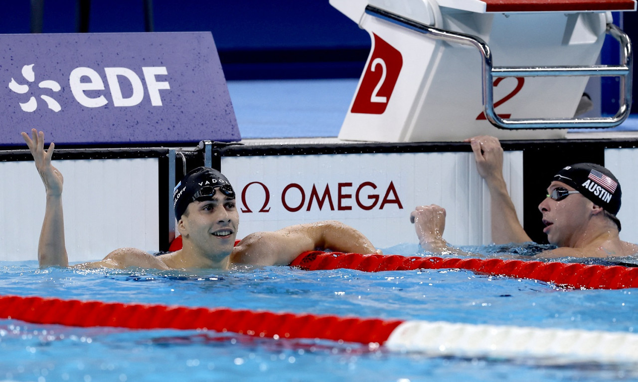 Iñaki Basiloff ganó el oro en los Juegos Paralímpicos de París 2024. Foto: Reuters