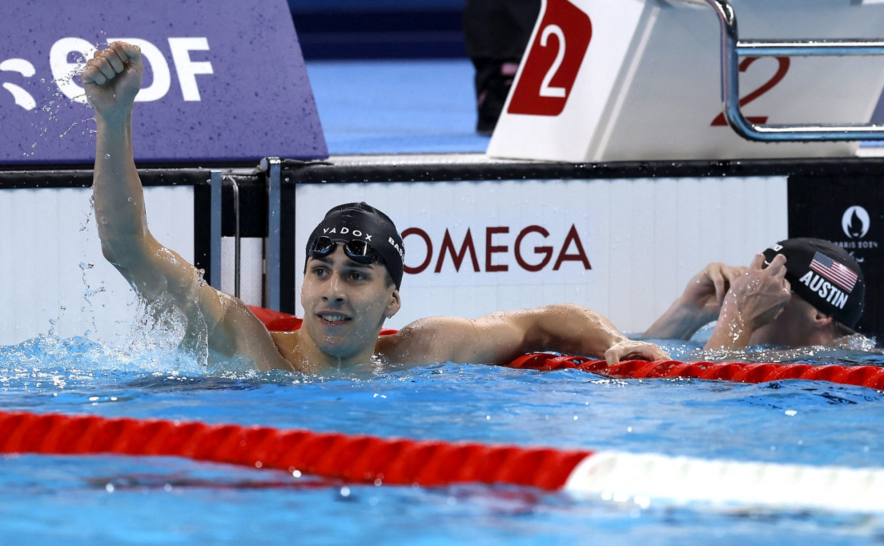 Iñaki Basiloff ganó el oro en los Juegos Paralímpicos de París 2024. Foto: Reuters