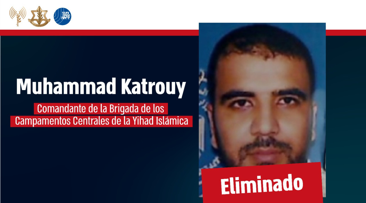 Israel asesinó a Muhammad Katrouy, comandante de la Yihad Islámica. Foto: X @FDIonline