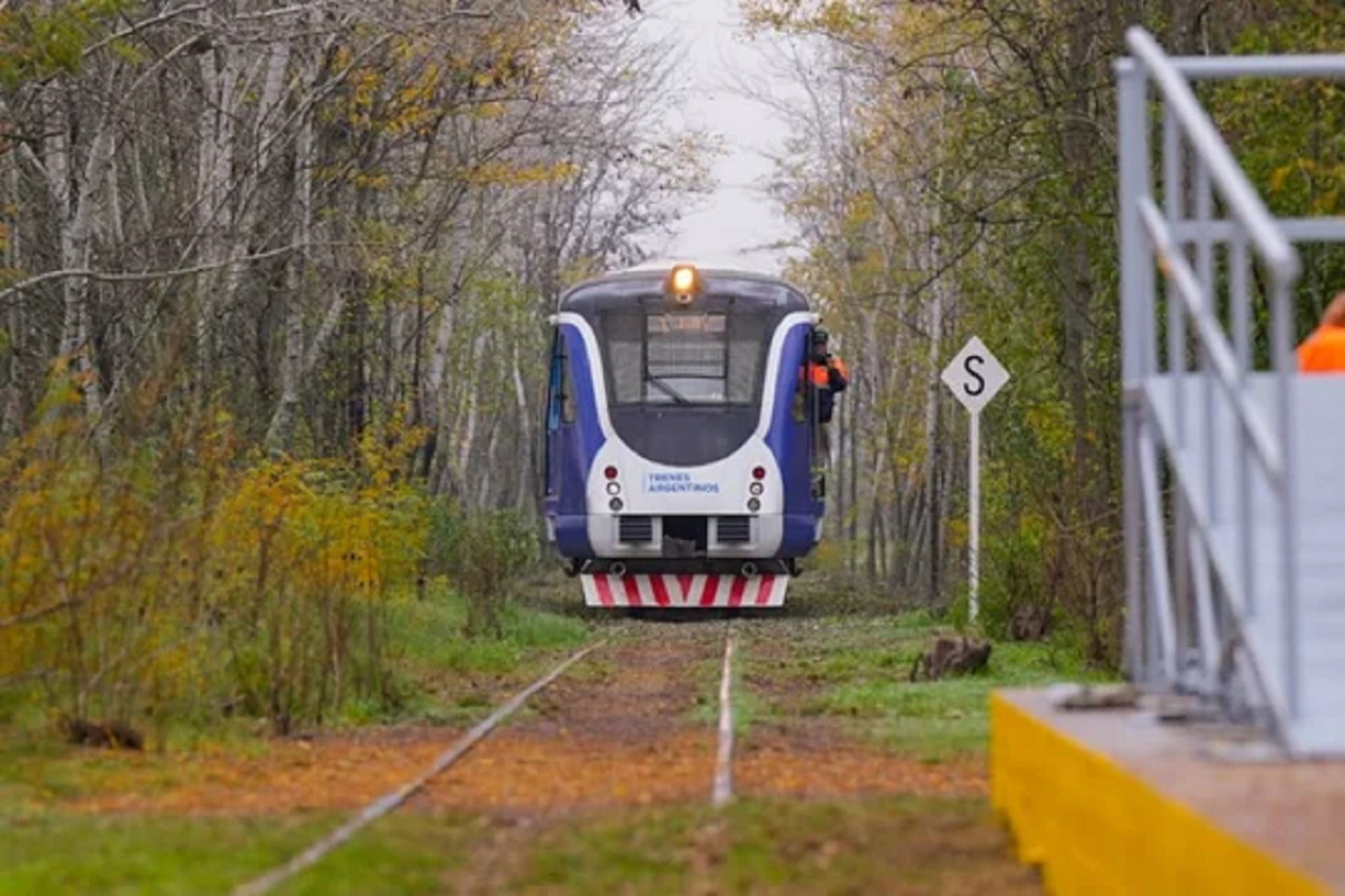 Tren entre Tomás Jofré y Mercedes. Foto: NA.