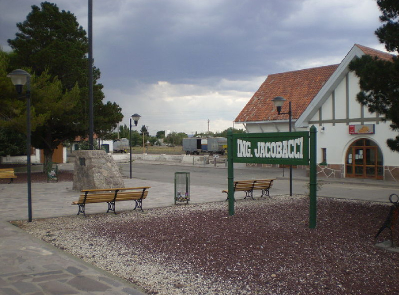 El pueblo de Ingeniero Jacobacci, en Río Negro. Foto: Wikipedia.