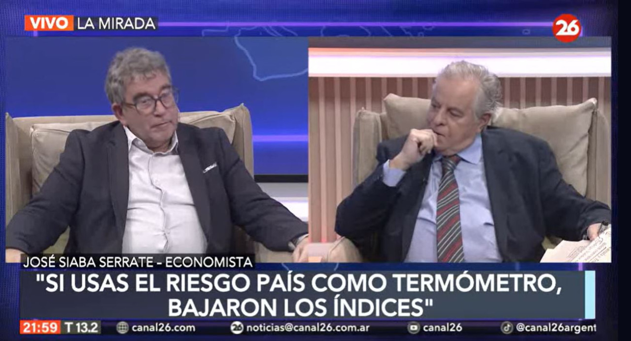 José Siaba Serrate en La Mirada de Roberto García. Foto: captura, Canal 26.