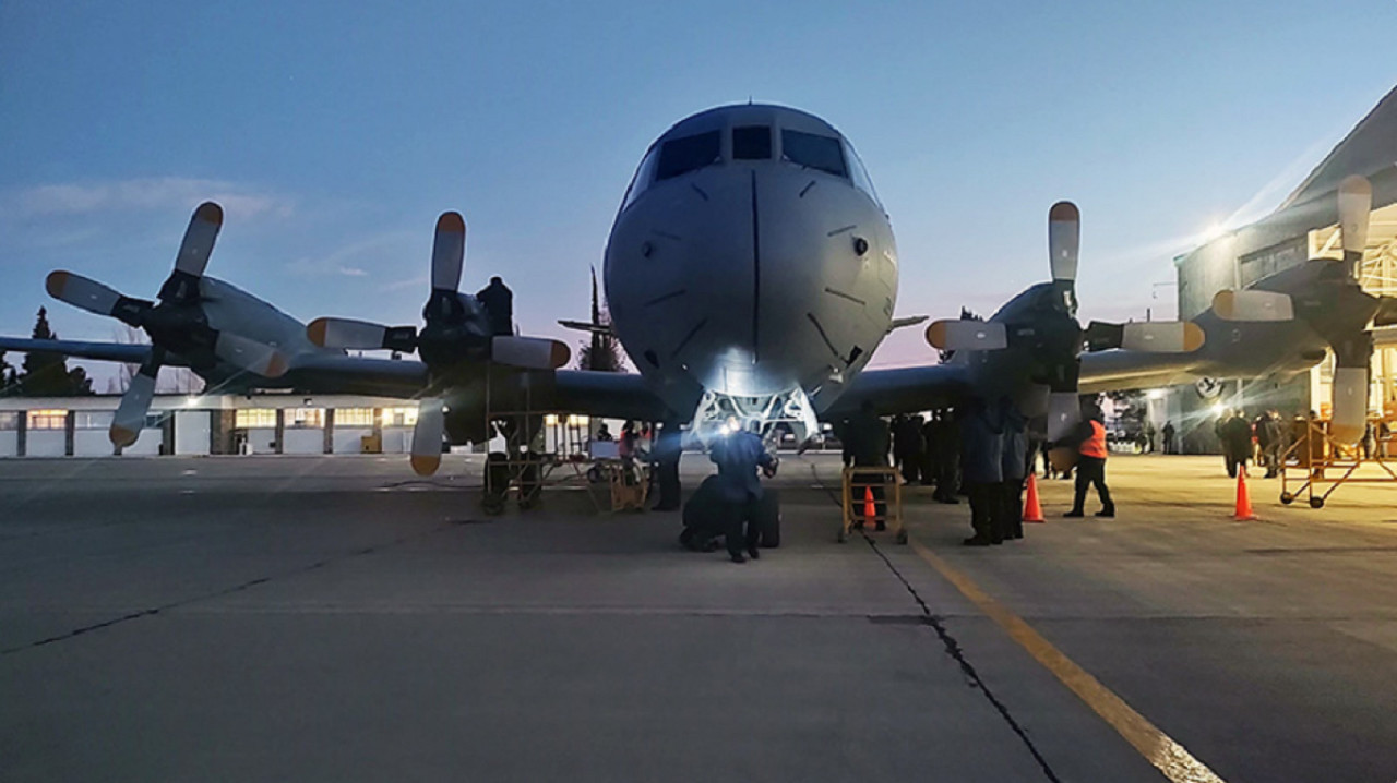 Avión P3 Orion para la Armada Argentina. Foto: Ministerio de Defensa