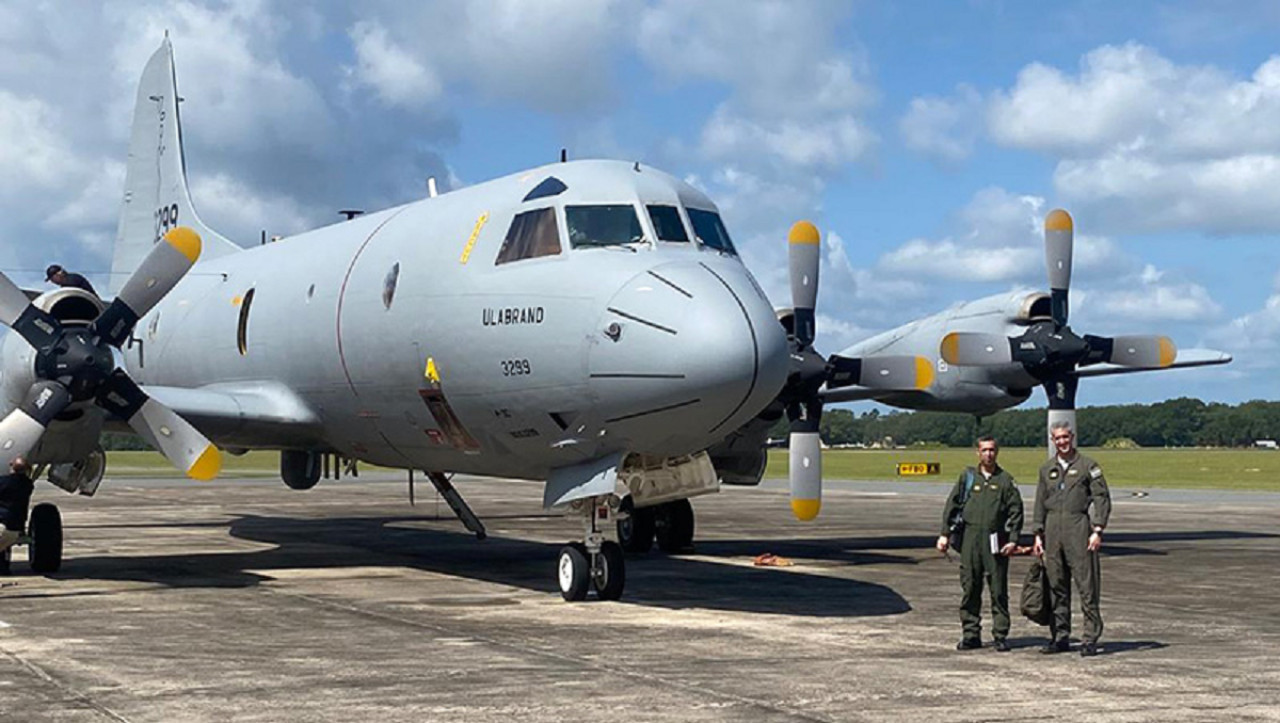 Avión P3 Orion para la Armada Argentina. Foto: Ministerio de Defensa