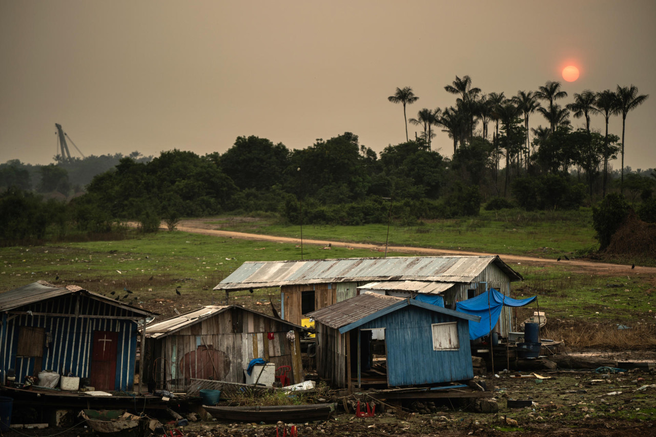 Sequía en Amazonas. Foto: EFE.