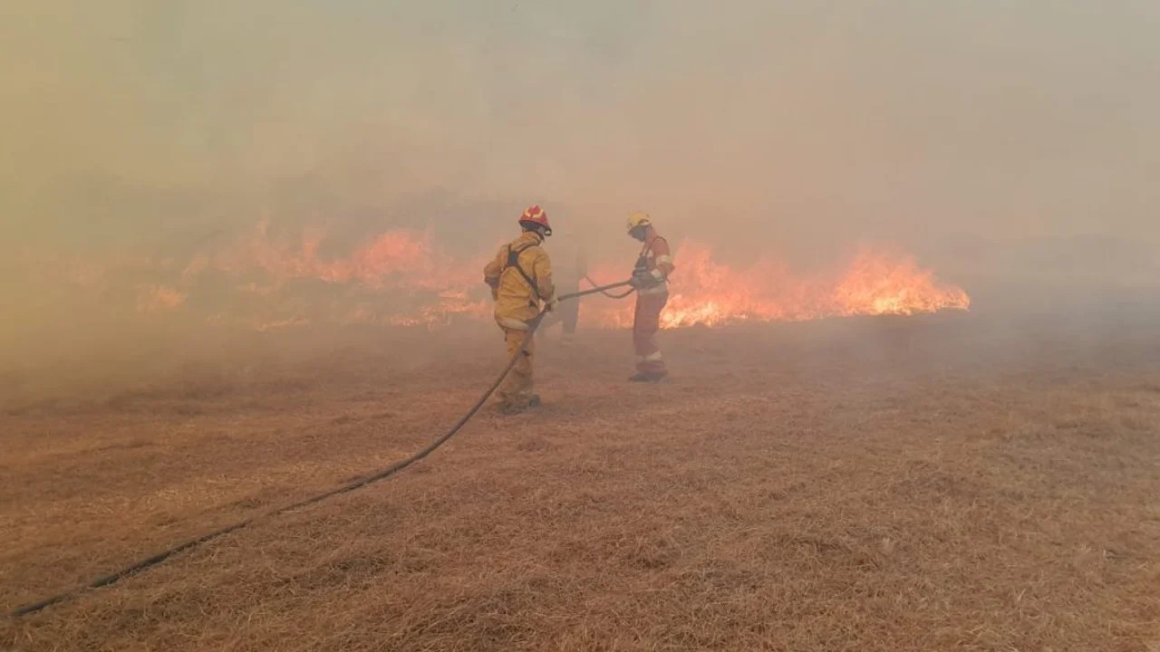 Graves incendios en Córdoba. Foto: NA