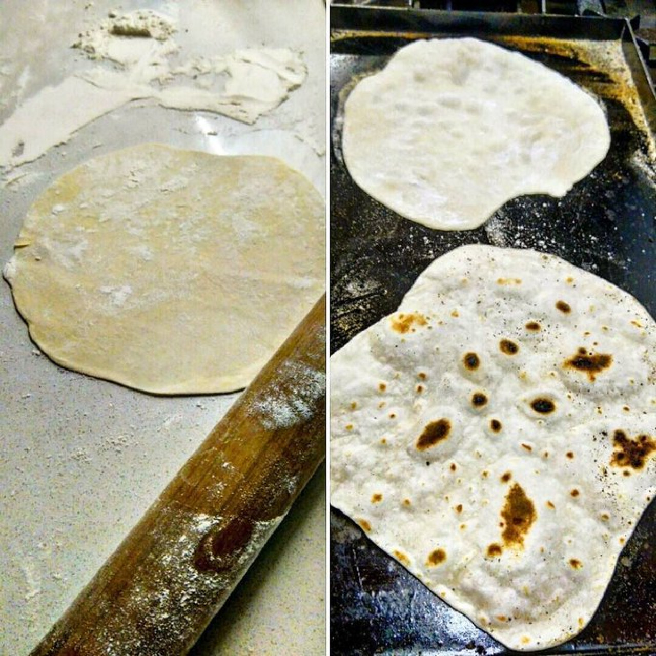 Tortilla a la parrilla. Foto X.