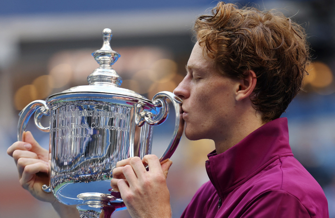 Jannik Sinner, campeón del US Open. Foto: Reuters.