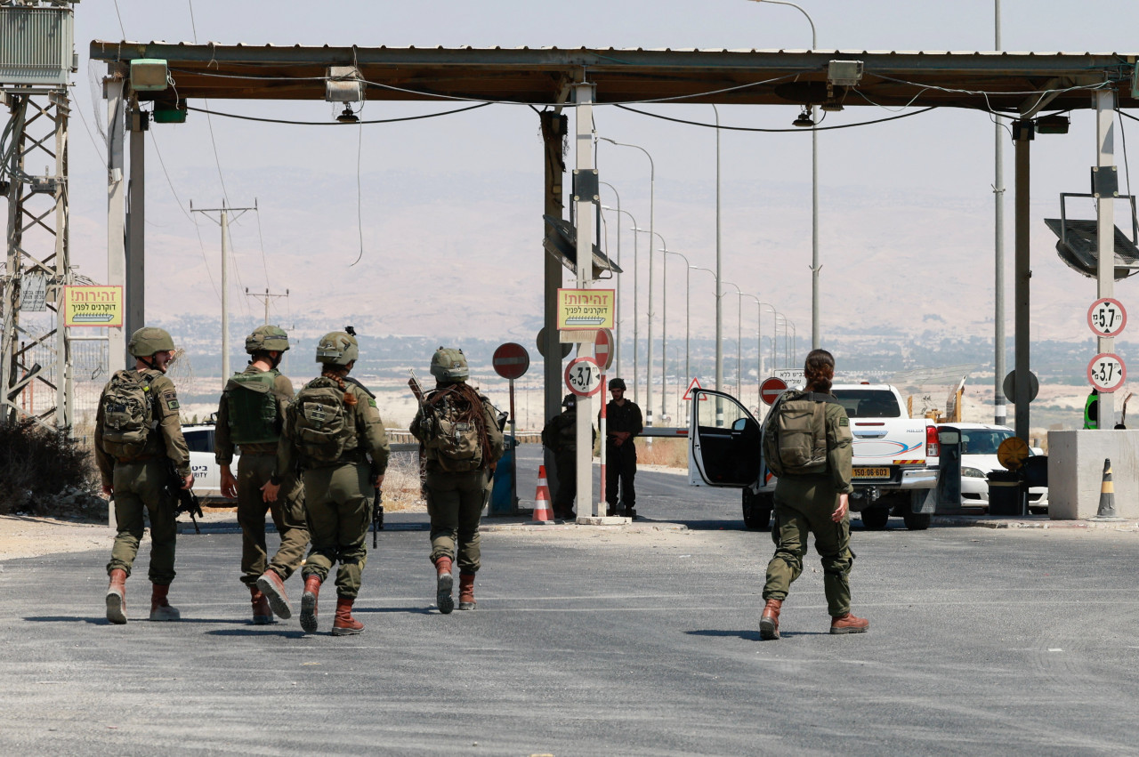 Frontera entre Israel y Jordania. Foto: Reuters.