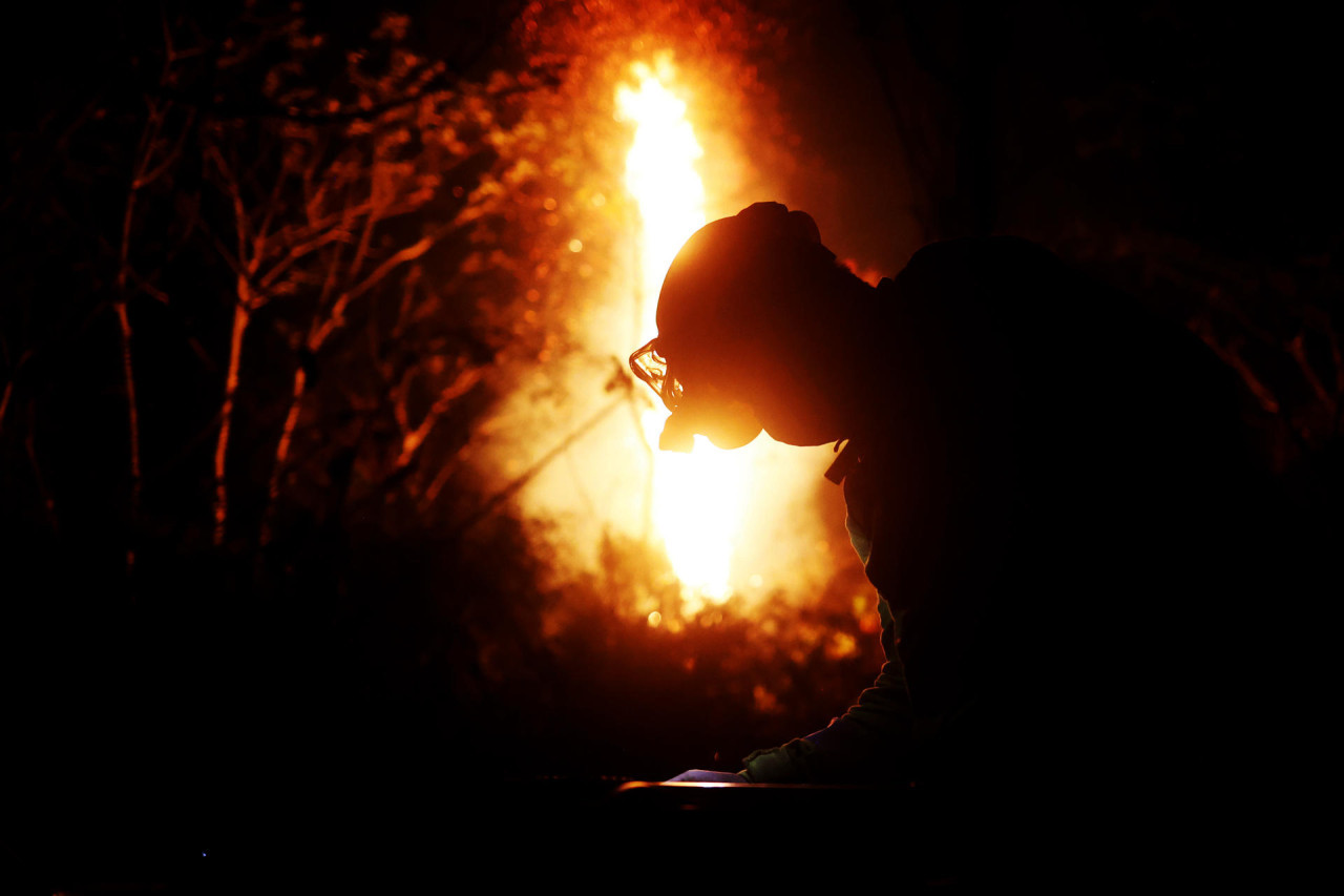 Incendios forestales en Bolivia. Foto: EFE