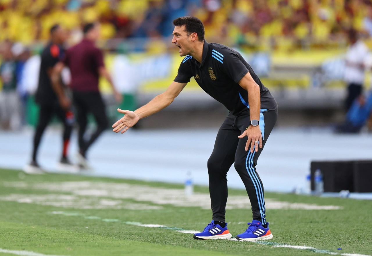 Lionel Scaloni, técnico de la Selección Argentina. Foto: Reuters.