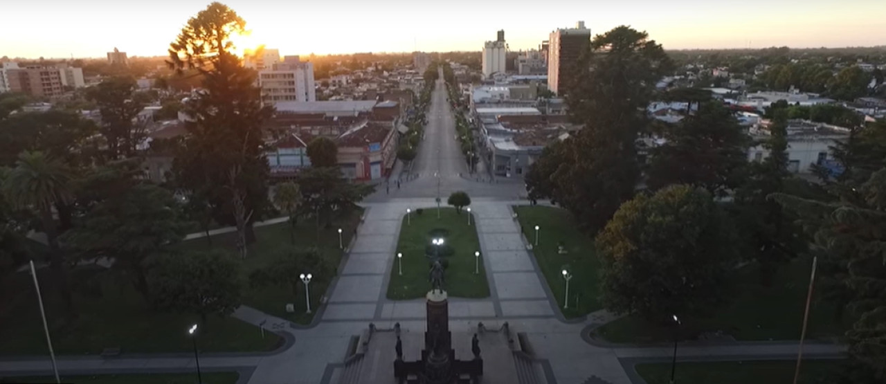 Chacabuco, el pueblo a 2 horas de distancia de CABA. Foto: Captura de video.