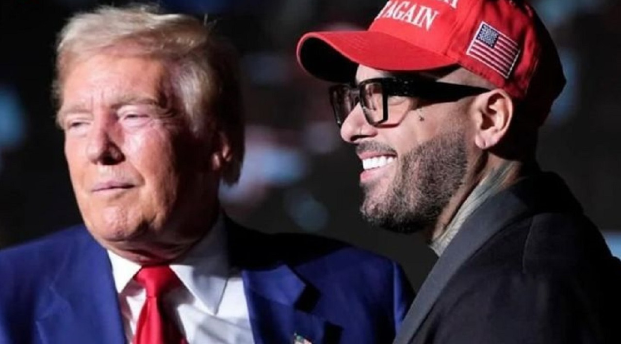 Donald Trump y Nicky Jam. Foto: Instagram @nickyjam