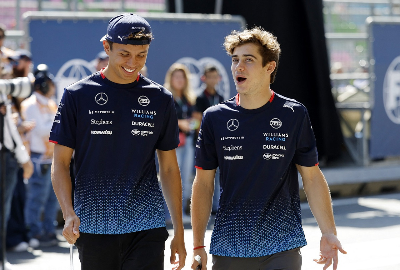 Alex Albon y Franco Colapinto. Foto: Reuters.