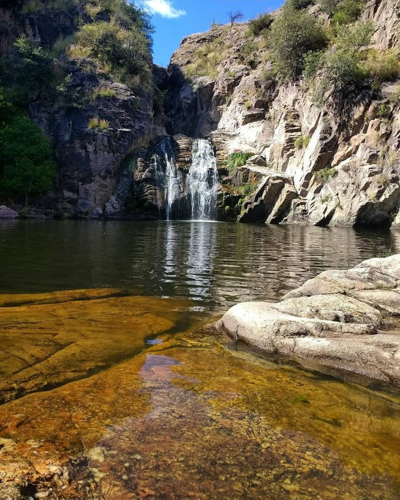 Salto del Toro. Foto Instagram @conoce_traslasierra.