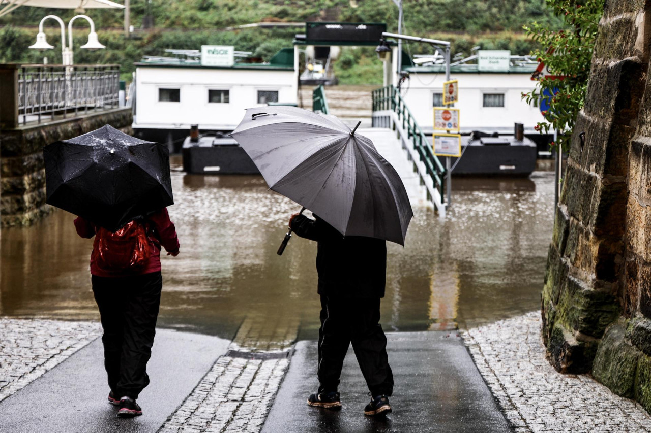 Las consecuencias de la tormenta Boris en Europa. Foto: EFE.