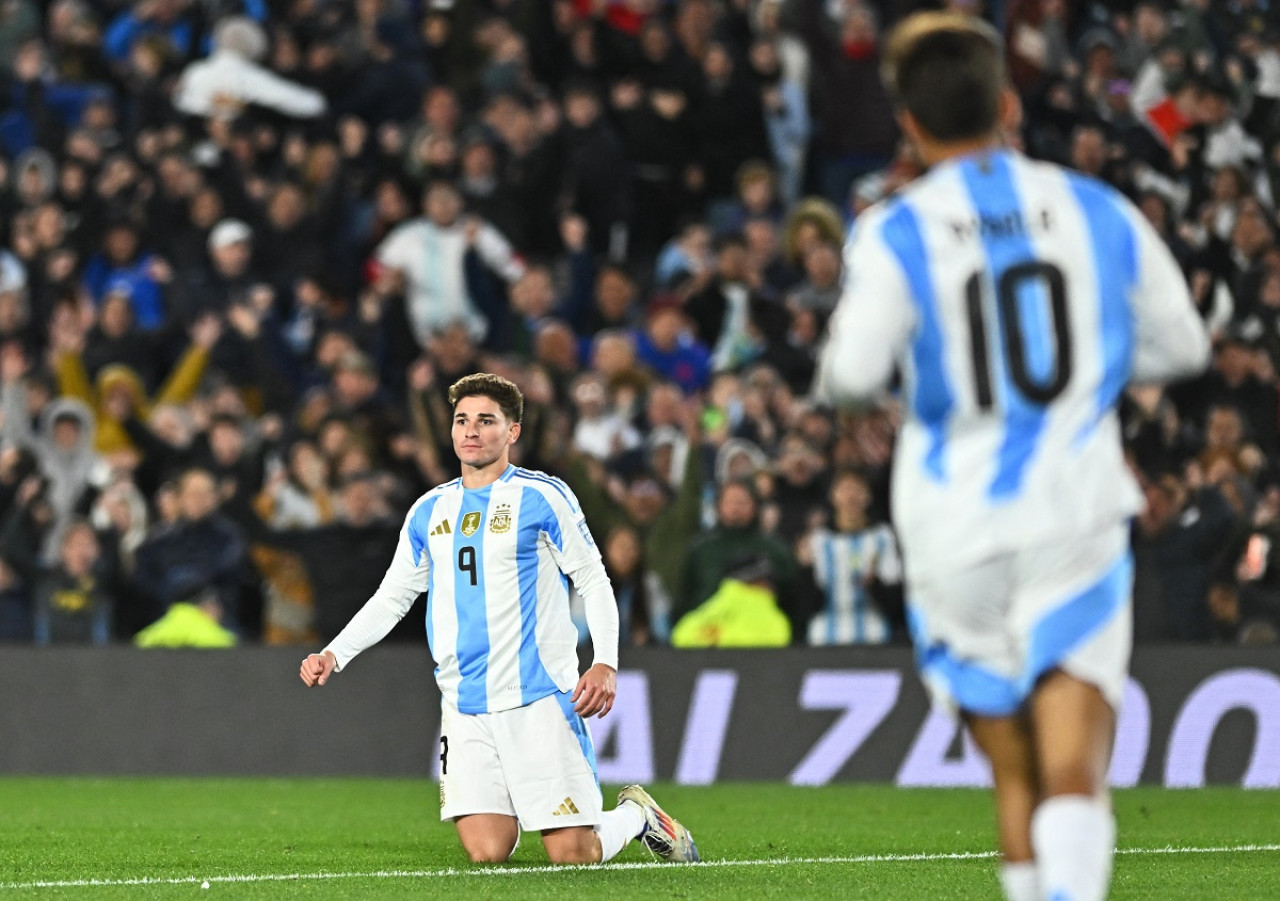 Julián Álvarez; Selección Argentina. Foto: Reuters.