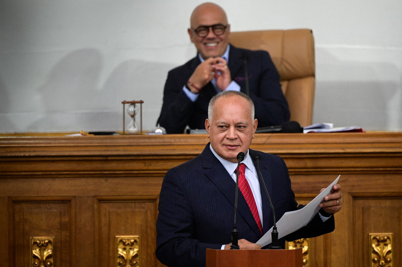 Diosdado Cabello, ministro de Interior y Justicia de Venezuela. Foto: REUTERS.