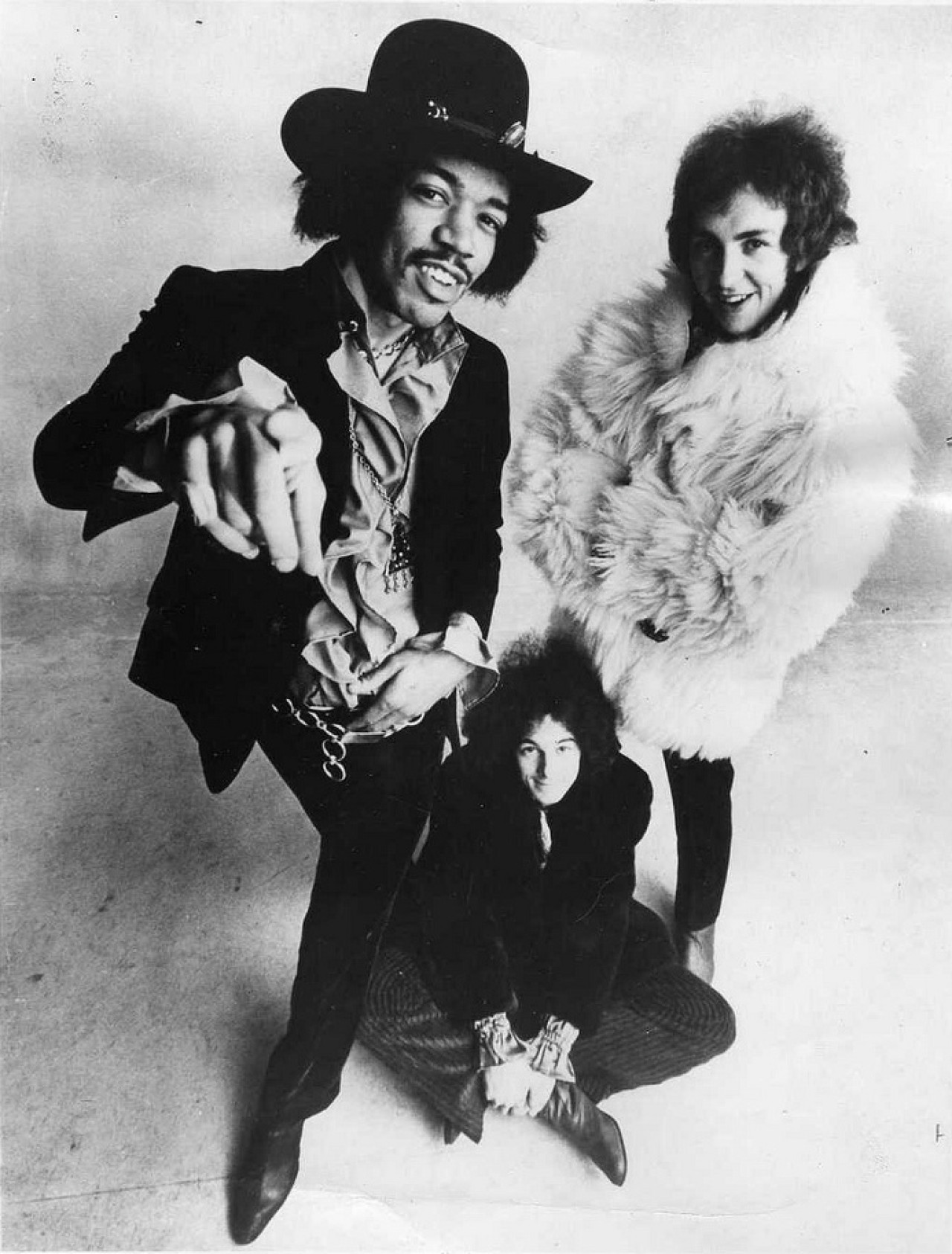 Jimi Hendrix con Noel Redding y Mitch Mitchell. Foto: Wiki Commons