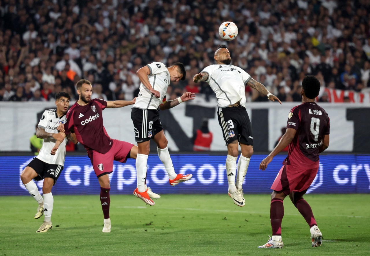 Arturo Vidal cuestionó a los jugadores de River. Foto: Reuters.