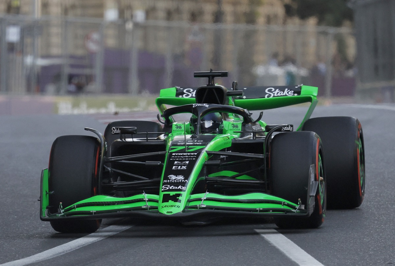 El modelo de la escudería Sauber para la Fórmula 1. Foto: Reuters.