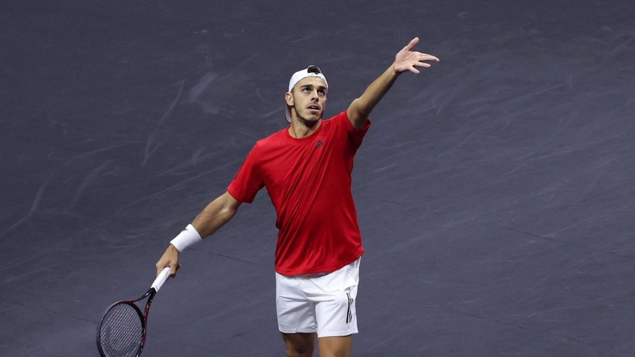 Francisco Cerúndolo en la Laver Cup.