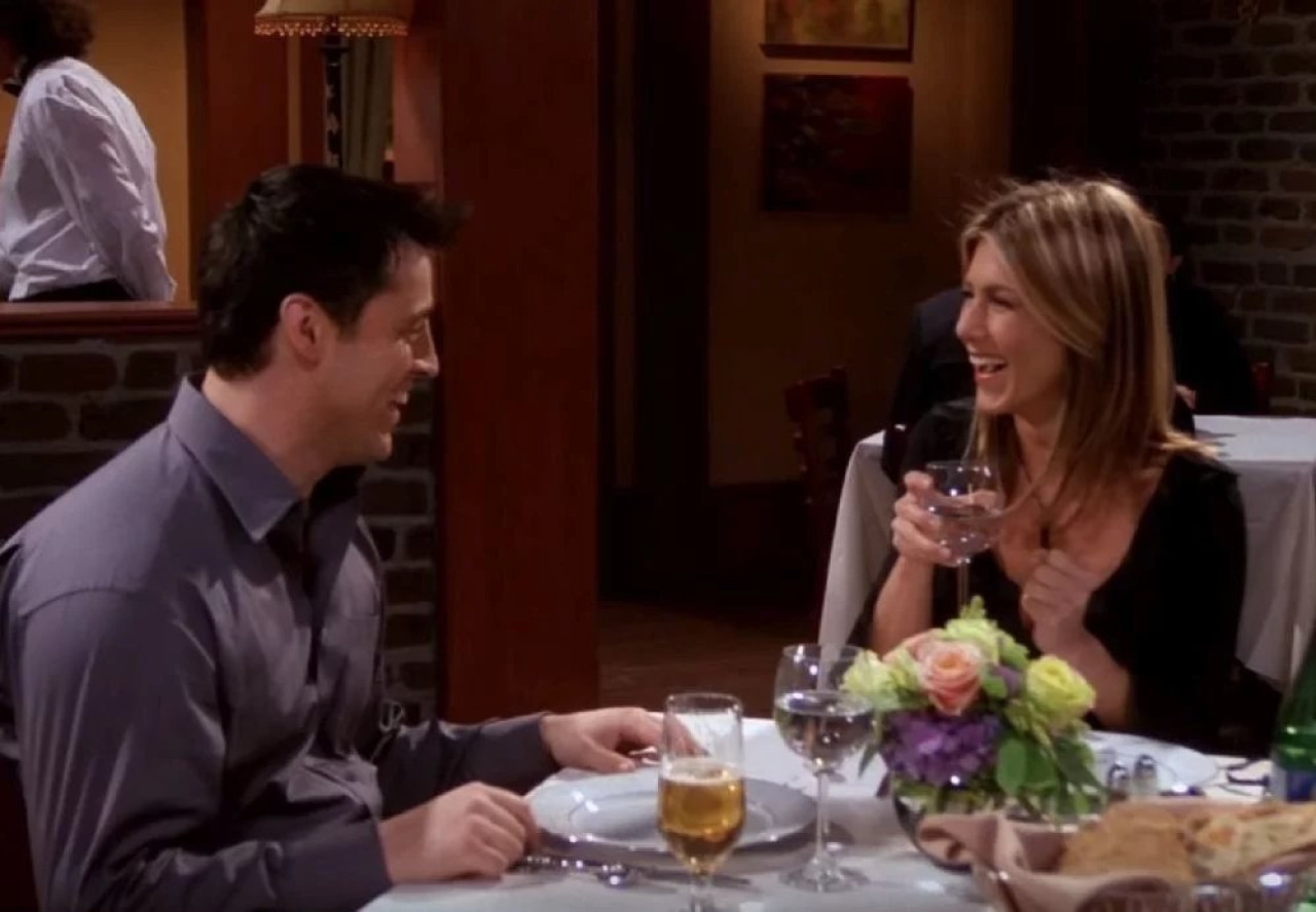 Rachel y Joey, Friends. Foto X @lodelaspelis