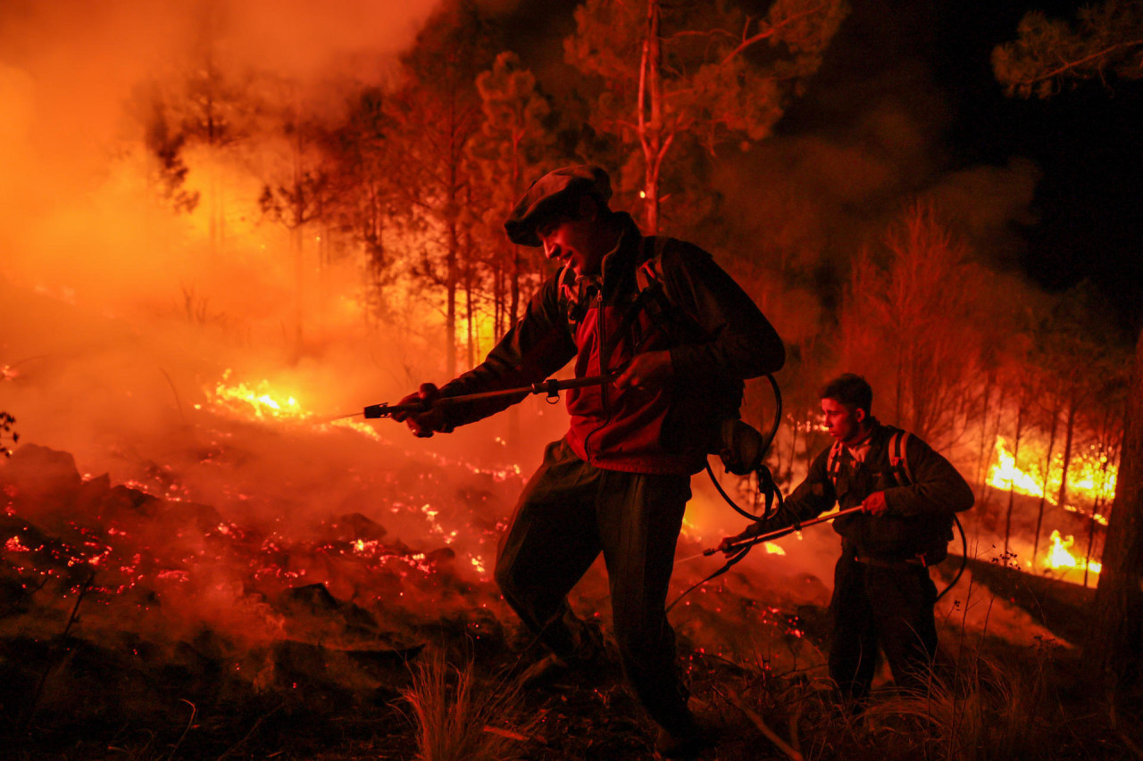 Incendios en Córdoba. Foto: EFE.