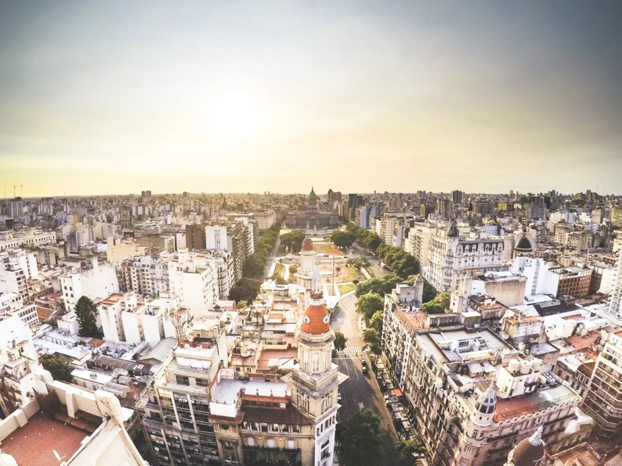 El clima en Buenos Aires. Foto: NA.