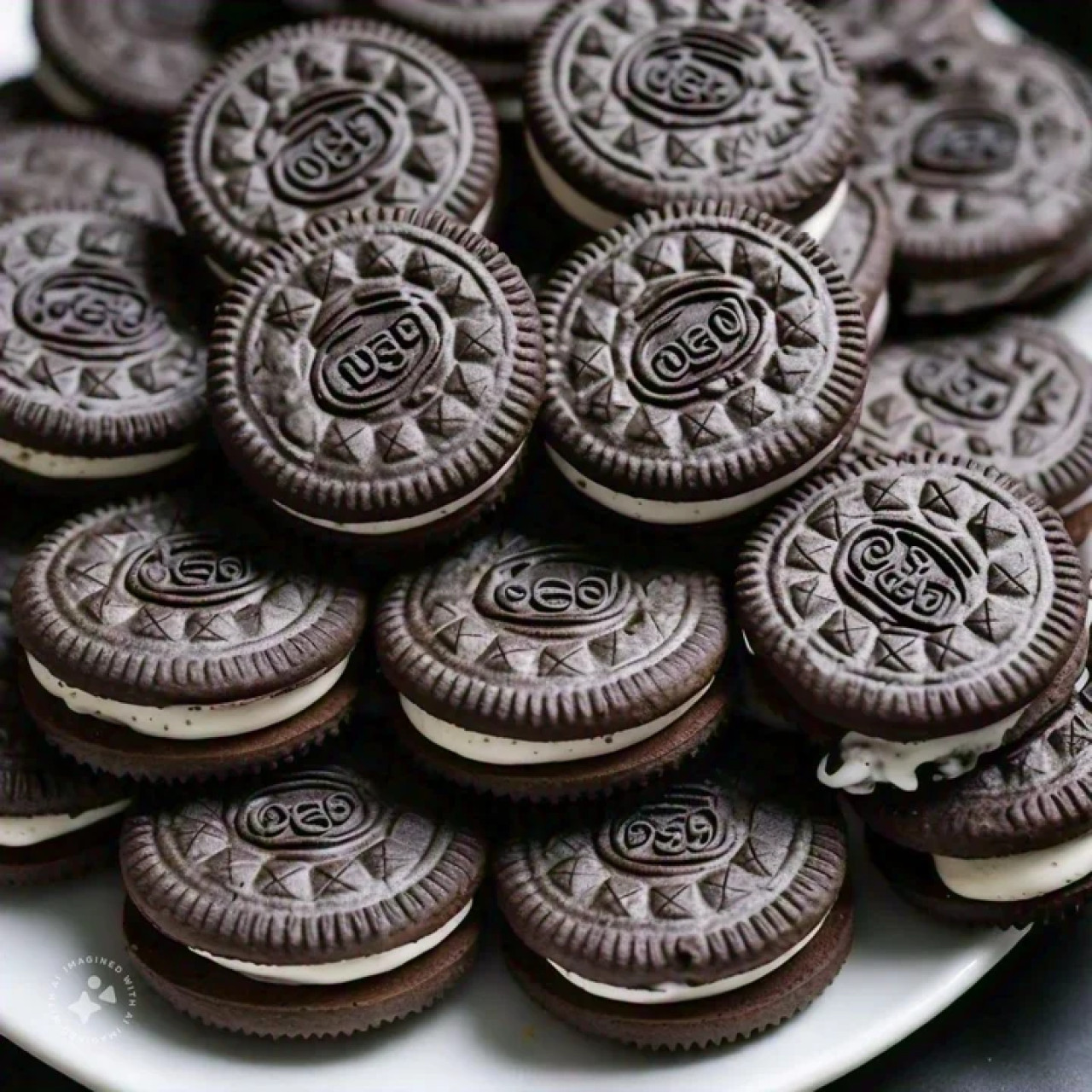 Galletitas Oreo sabor a Coca caseras. Foto: NA.