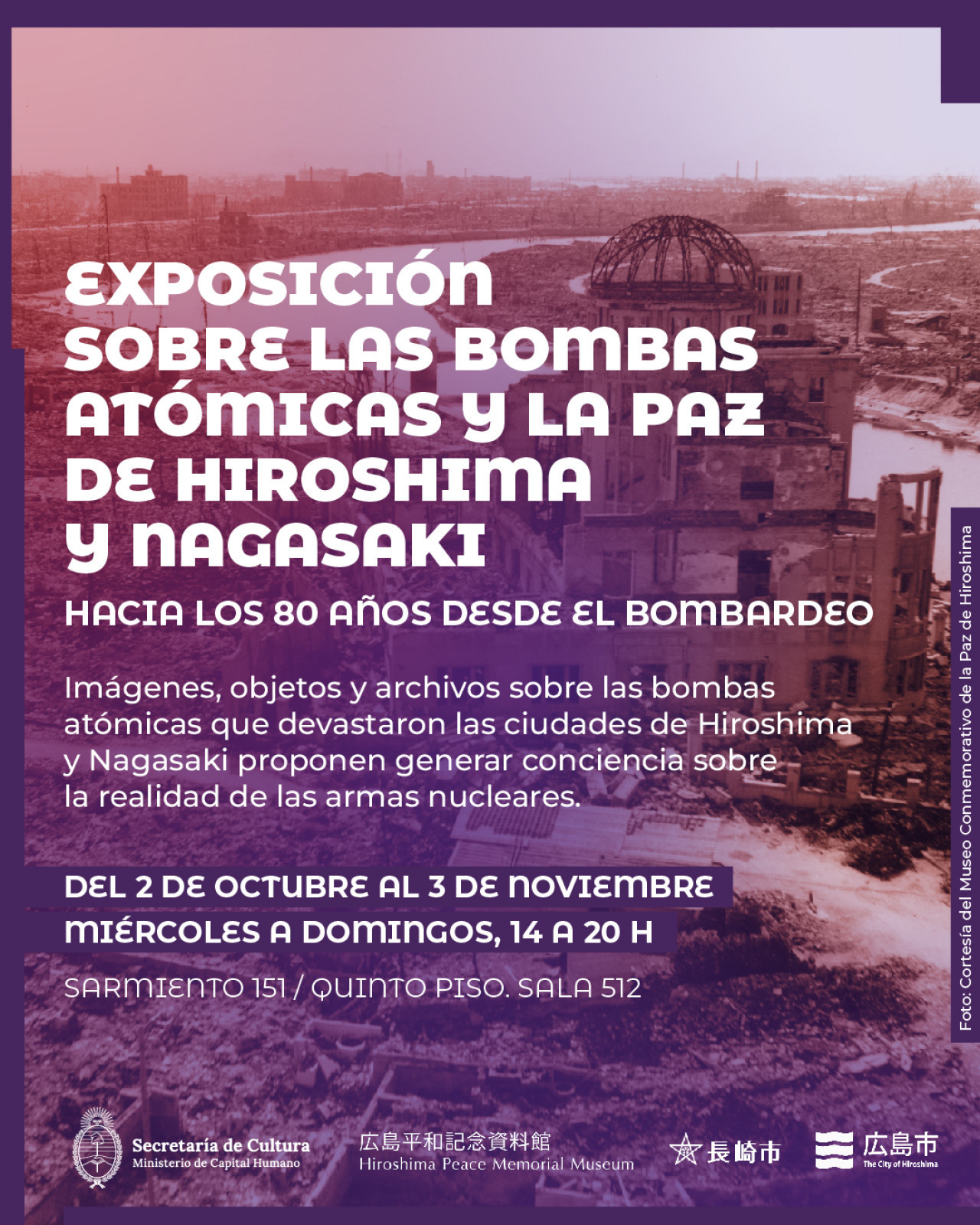 Hiroshima y Nagasaki: llega a Buenos Aires una exposición sobre los bombardeo atómicos