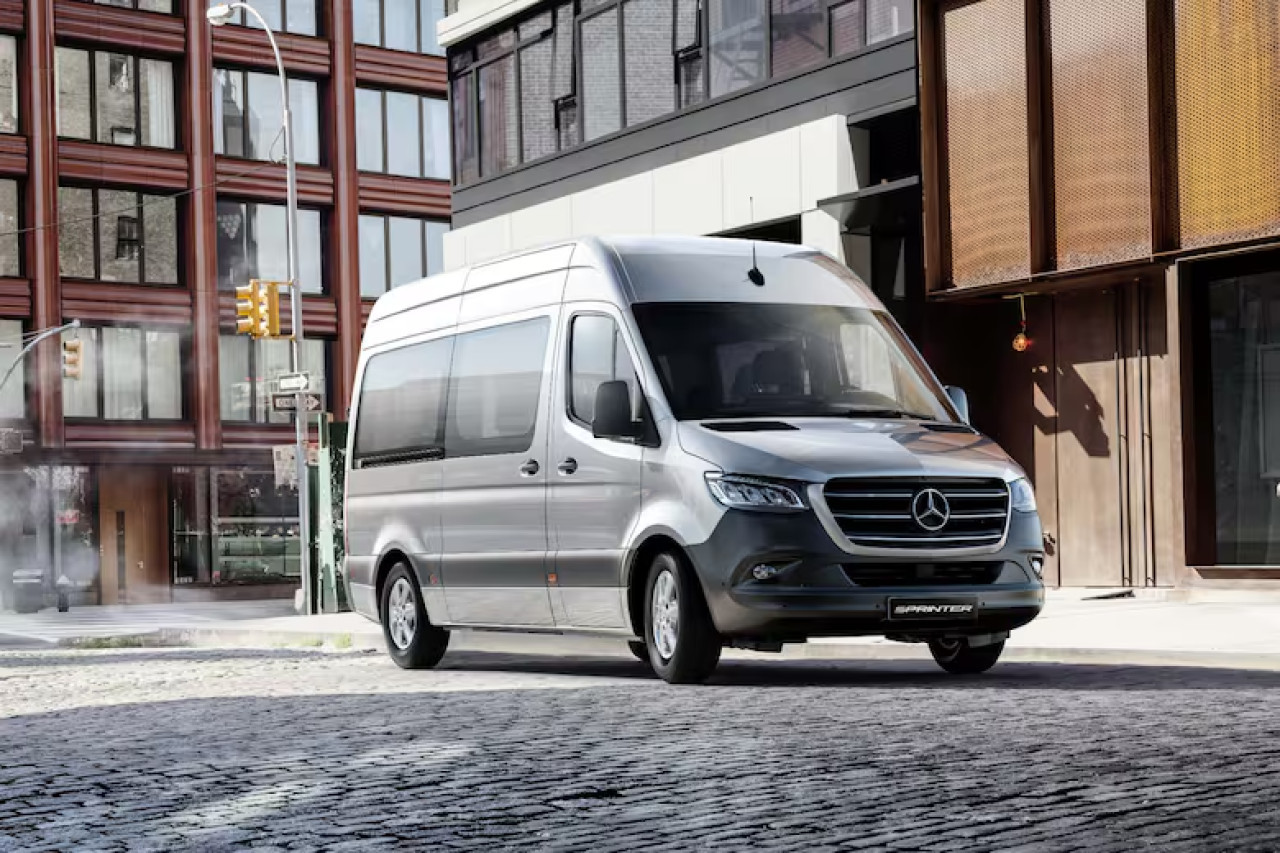 El Mercedes Benz Sprinter.