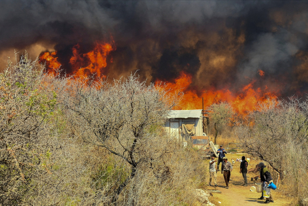 Incendios en Córdoba. Foto: Reuters.