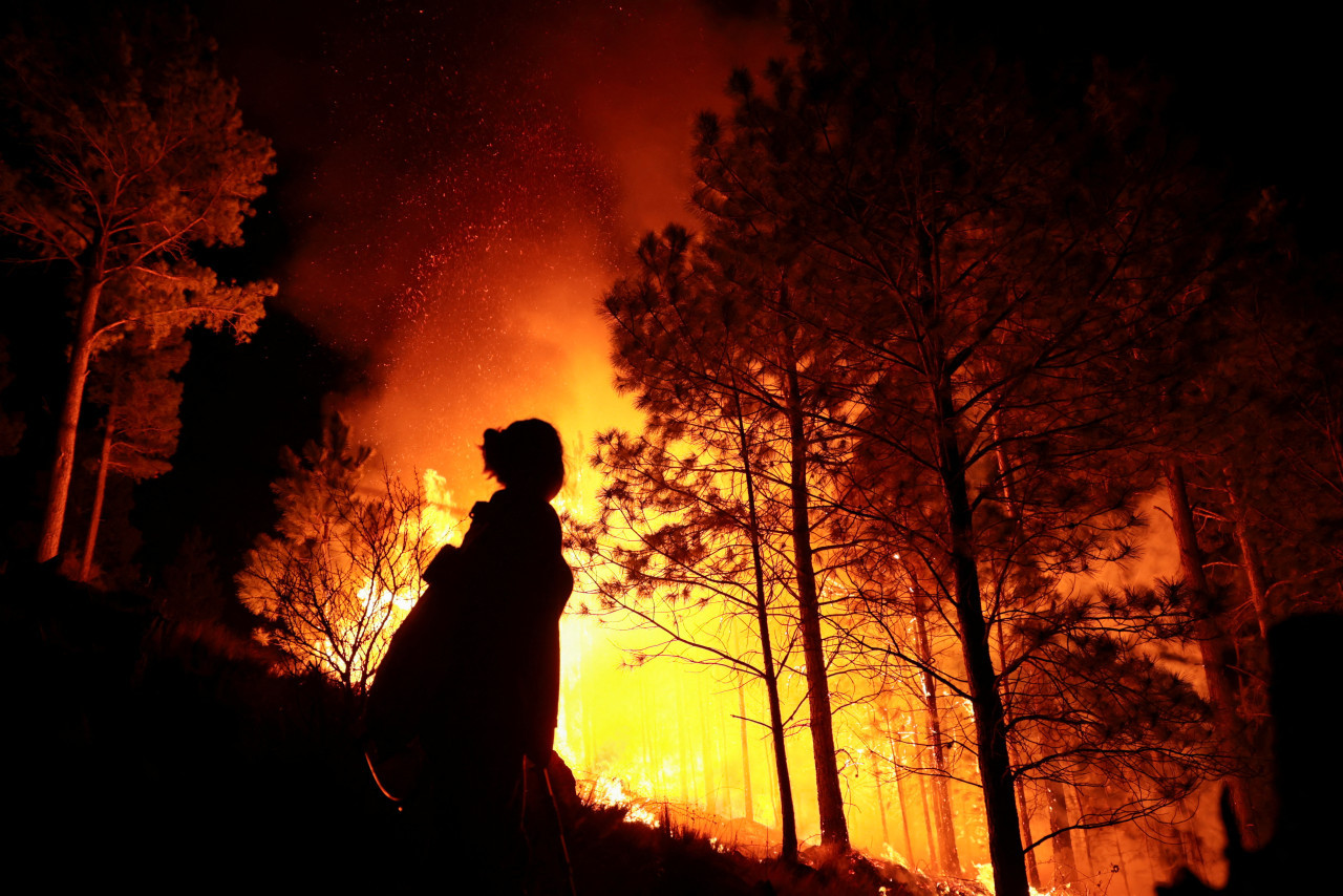 Incendios en Córdoba. Foto: Reuters.