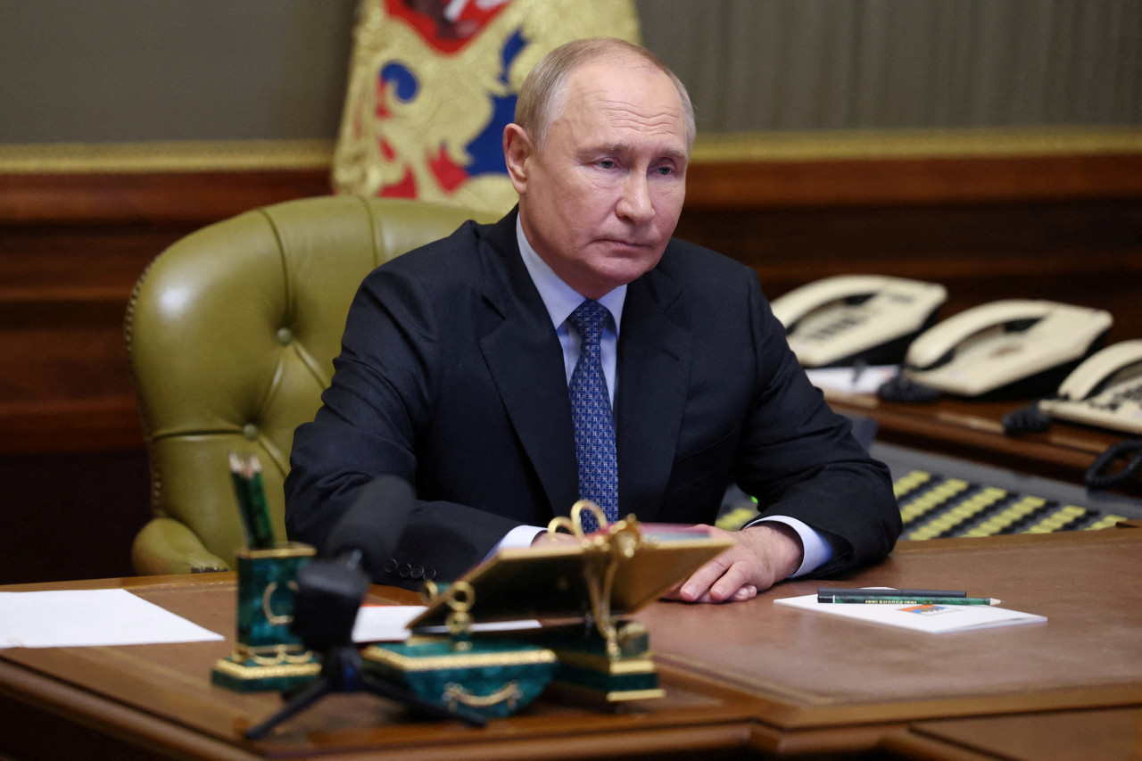 Vladímir Putin, presidente de Rusia. Foto: Reuters.